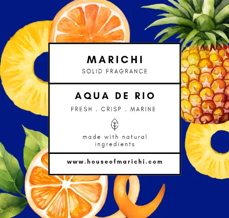 Aqua de Rio packaging artwork